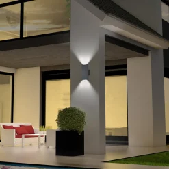LED-ulkoseinälamppu COLORADO antrasiitti Korkeus 20 cm Metalli IP54