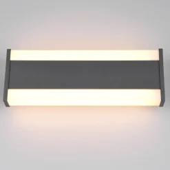 LED-ulkoseinälamppu DAWSON, 30 cm, antrasiitti IP54 CCT ylös/alas