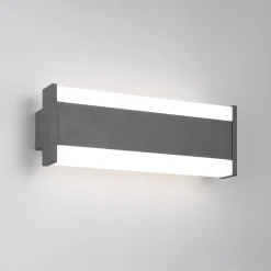 LED-ulkoseinälamppu DAWSON, 30 cm, antrasiitti IP54 CCT ylös/alas
