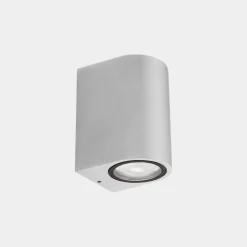 LED-ulkoseinälamppu Eko Single, valkoinen, leveys 7 cm, alumiini