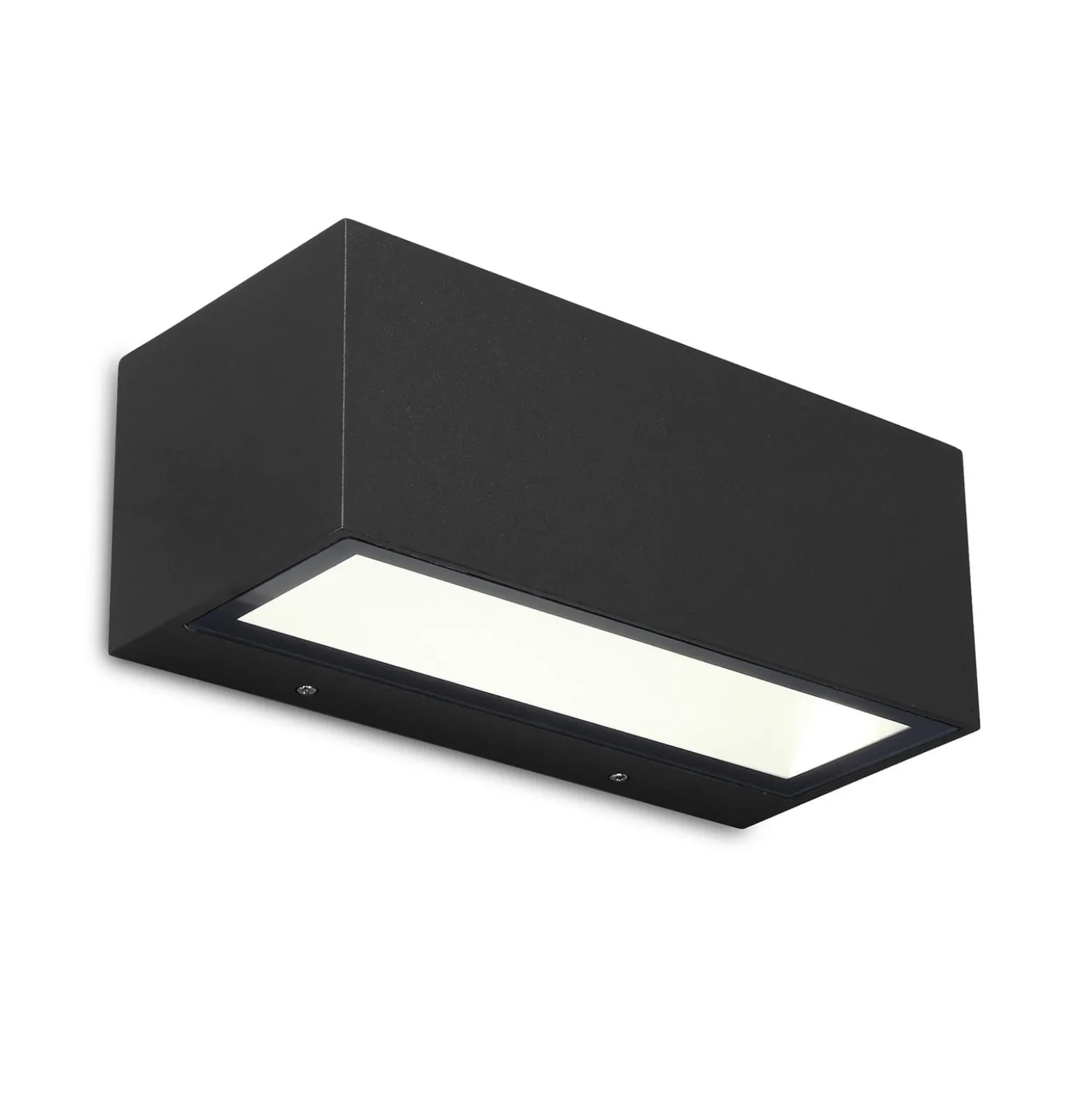 LED-ulkoseinälamppu Gemini, 22 cm, 3000K, musta