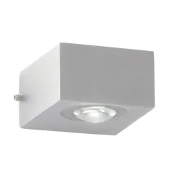 LED-ulkoseinälamppu Helsinki, hopea