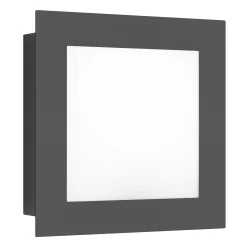 LED-ulkoseinälamppu 3007LED, grafiitti