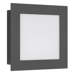 LED-ulkoseinälamppu 3007LED, grafiitti