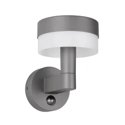 LED-ulkoseinälamppu Mackenzie Sensor antrasiitti, alumiinivalettu