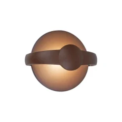 LED-ulkoseinälamppu Mayorka, ruosteenruskea, leveys 22 cm, IP65