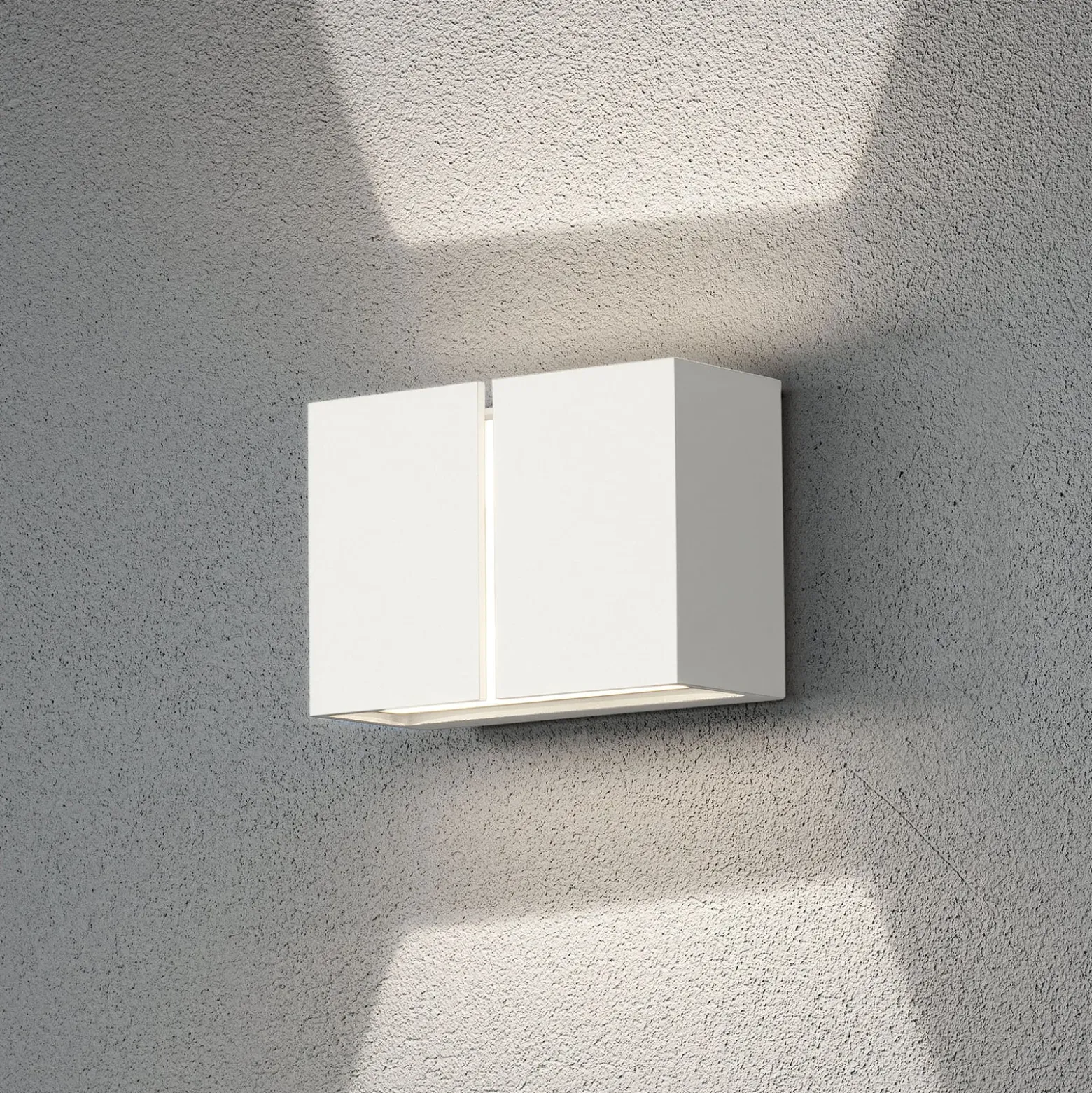 LED-ulkoseinälamppu Pavia, valkoinen