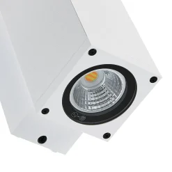 LED-ulkoseinälamppu ShoreLine Pro Square, valkoinen, 830/840