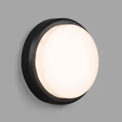LED-ulkoseinälamppu Tom XL, IK10, harmaa/valkoinen
