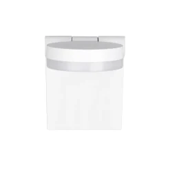LED-ulkoseinävalaisin Adour, matta valkoinen, kallistettava, CCT, IP44