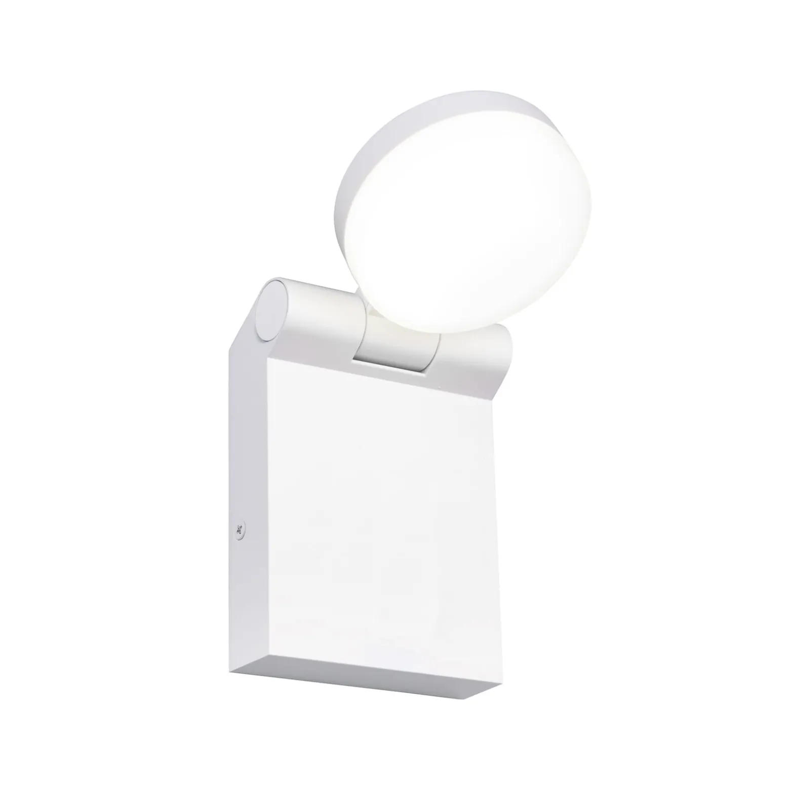 LED-ulkoseinävalaisin Adour, matta valkoinen, kallistettava, CCT, IP44