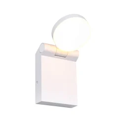 LED-ulkoseinävalaisin Adour, matta valkoinen, kallistettava, CCT, IP44