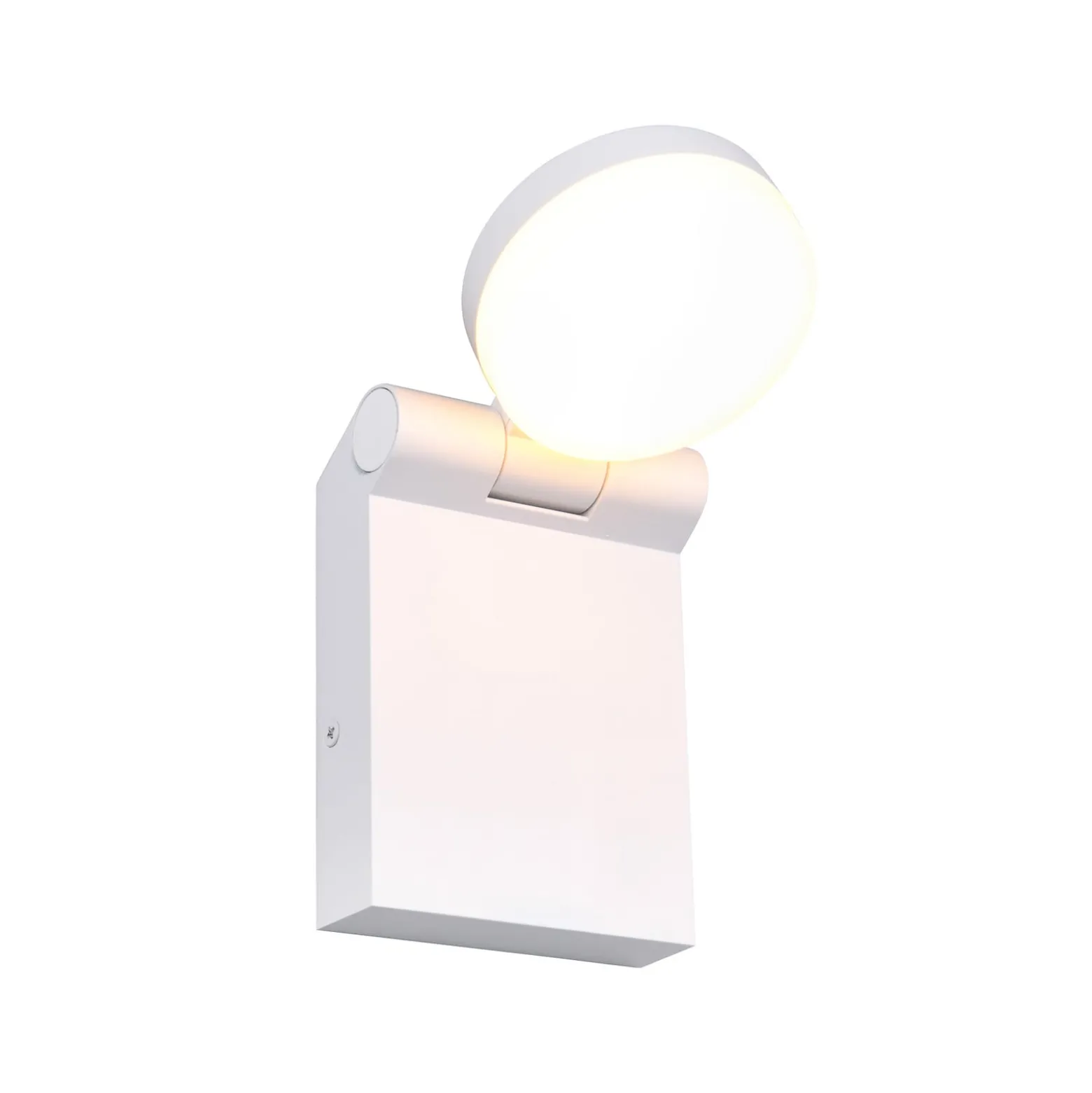LED-ulkoseinävalaisin Adour, matta valkoinen, kallistettava, CCT, IP44