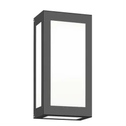LED-ulkoseinävalaisin Aqua Rain, antrasiitti
