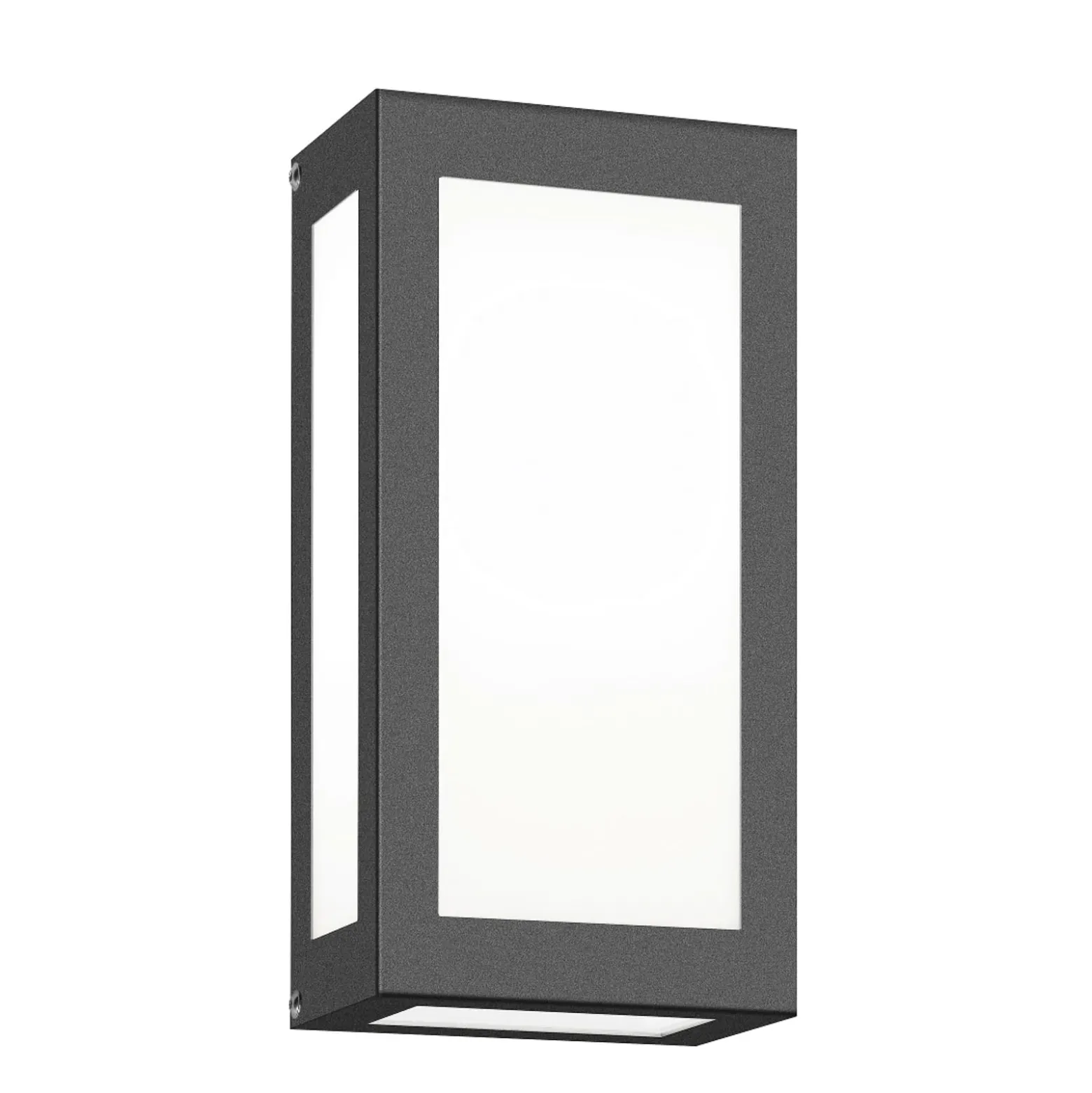 LED-ulkoseinävalaisin Aqua Rain, antrasiitti