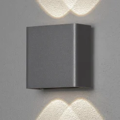 LED-ulkoseinävalaisin Chieri 4-lamppua antrasiitti