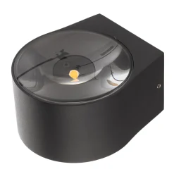 LED-ulkoseinävalaisin CMD 9029, jossa on lasilinssi