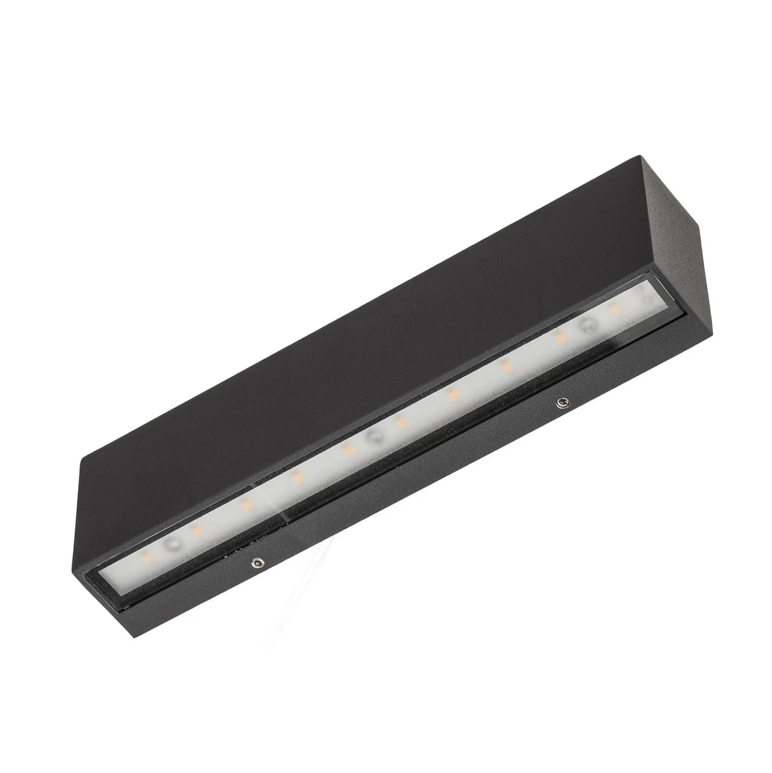 LED-ulkoseinävalaisin Elvira, antrasiitti, metalli, lämmin valkoinen, IP65