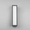 LED-ulkoseinävalaisin Fuerte, antrasiitti, alumiini, IP54
