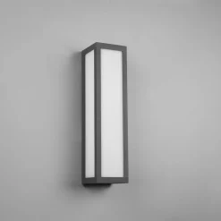 LED-ulkoseinävalaisin Fuerte, antrasiitti, alumiini, IP54