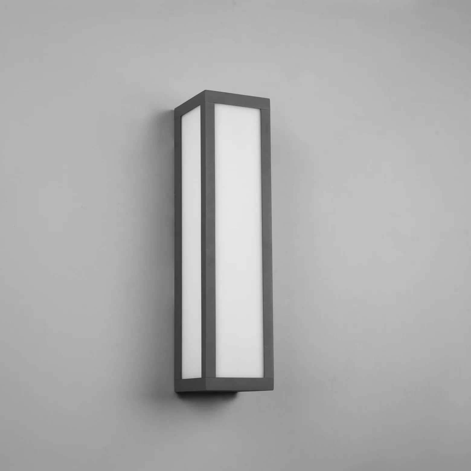 LED-ulkoseinävalaisin Fuerte, antrasiitti, alumiini, IP54