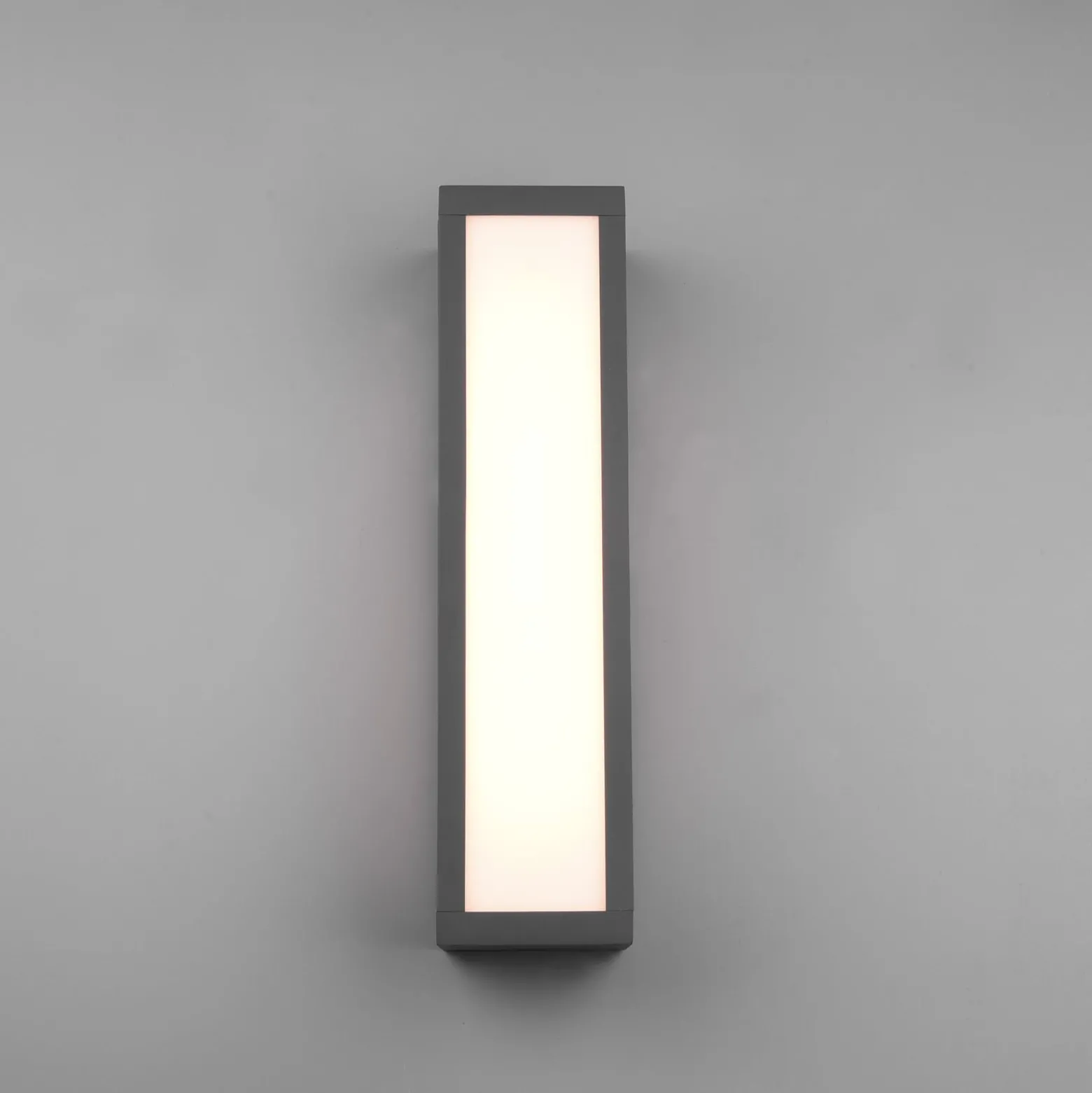 LED-ulkoseinävalaisin Fuerte, antrasiitti, alumiini, IP54