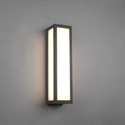 LED-ulkoseinävalaisin Fuerte, antrasiitti, alumiini, IP54