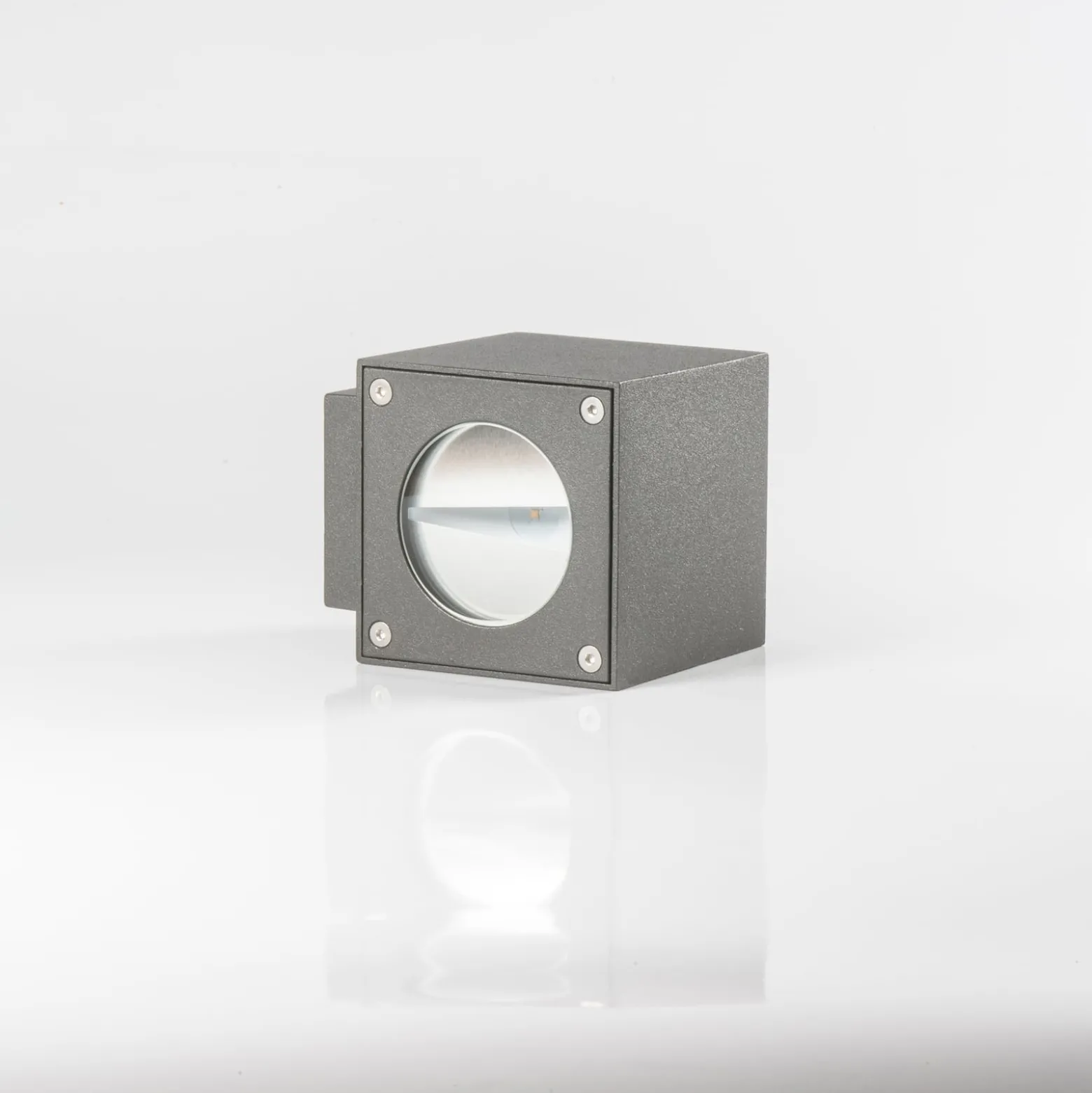 LED-ulkoseinävalaisin Jarno, antrasiitti, 2 kpl, metalli, 9cm