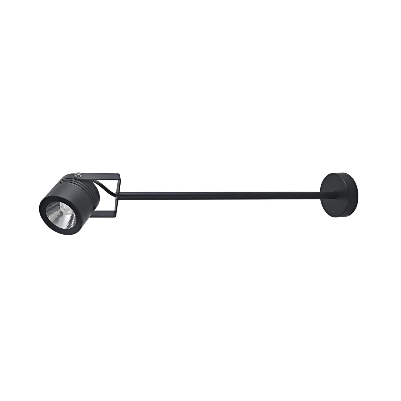LED-ulkoseinävalaisin 5012, musta, alumiini, lasi, 68 cm
