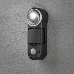 LED-ulkoseinävalaisin Prato, paristokäyttö, 10 cm