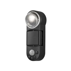 LED-ulkoseinävalaisin Prato, paristokäyttö, 10 cm