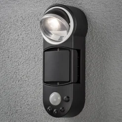 LED-ulkoseinävalaisin Prato, paristokäyttö, 10 cm