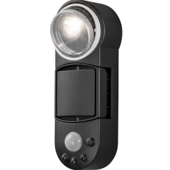 LED-ulkoseinävalaisin Prato, paristokäyttö, 10 cm