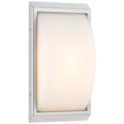LED-ulkoseinävalaisin 052, ruostumaton teräs, lasi, liiketunnistin