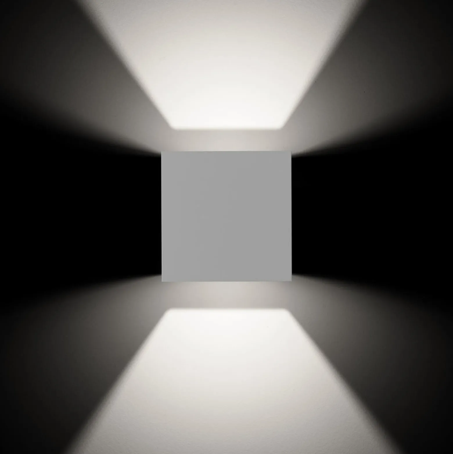 LED-ulkoseinävalaisin 9033 up/down, valkoinen