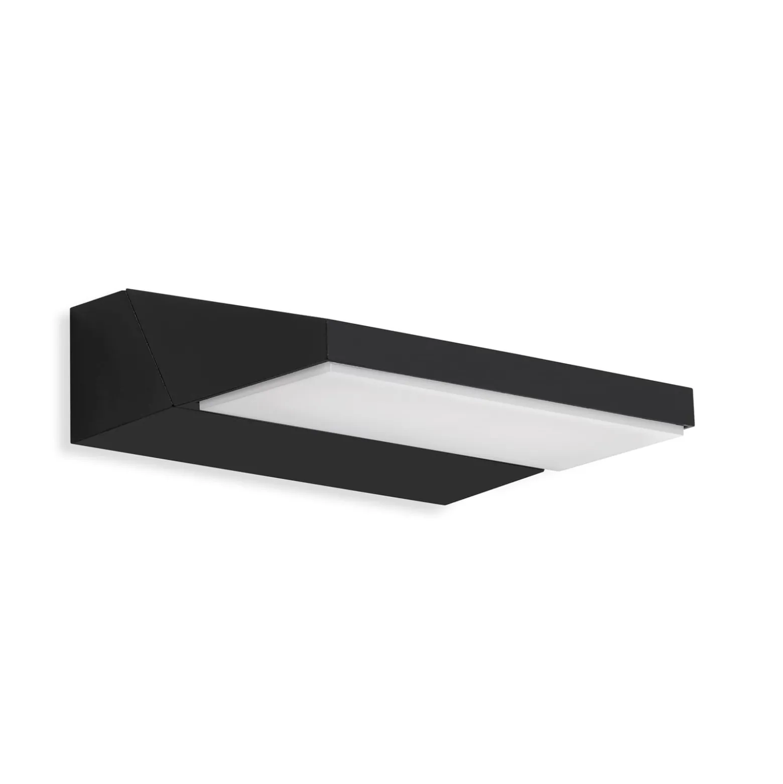 LED-ulkoseinävalo Bergen kääntyvä, musta 4 000 K