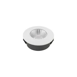 LED upotettava kattospotti Diled, Ø 6,7 cm, Dim-To-Warm, valkoinen
