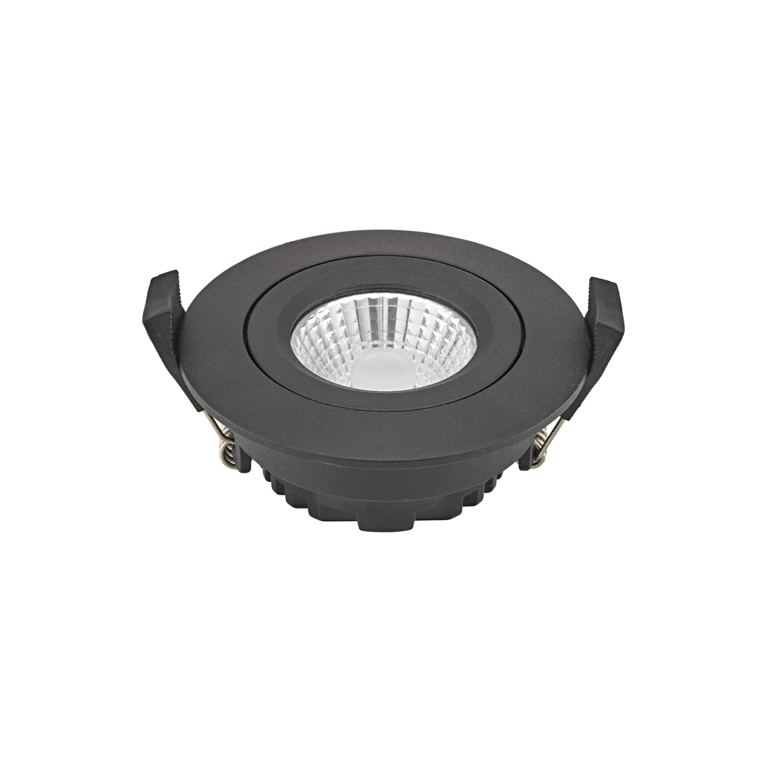 LED upotettava kattospotti Diled, Ø 8,5 cm 6 W Dim-To-Warm musta