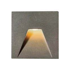 LED upotettava seinävalaisin Space, harmaa, 10x10 cm