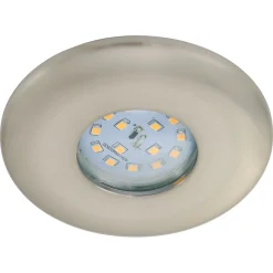 LED upotettava valaisin Attach One, matta nikkeli, IP65
