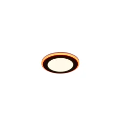 LED-uppoalasvalo Argus RGBW kaukosäädin Ø8cm musta