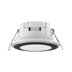 LED-uppoalasvalo Argus RGBW kaukosäädin Ø8cm musta