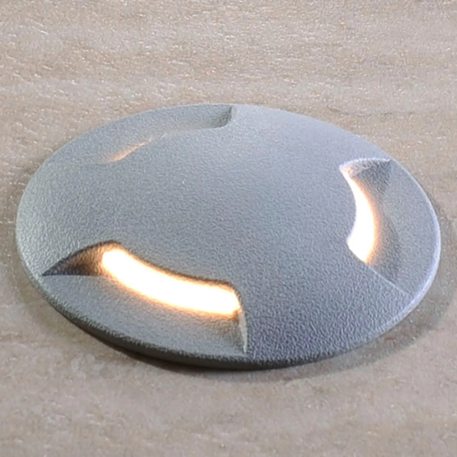 LED-uppovalaisin Ceci 120-3L harmaa CCT