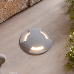 LED-uppovalaisin Ceci 120-3L harmaa CCT