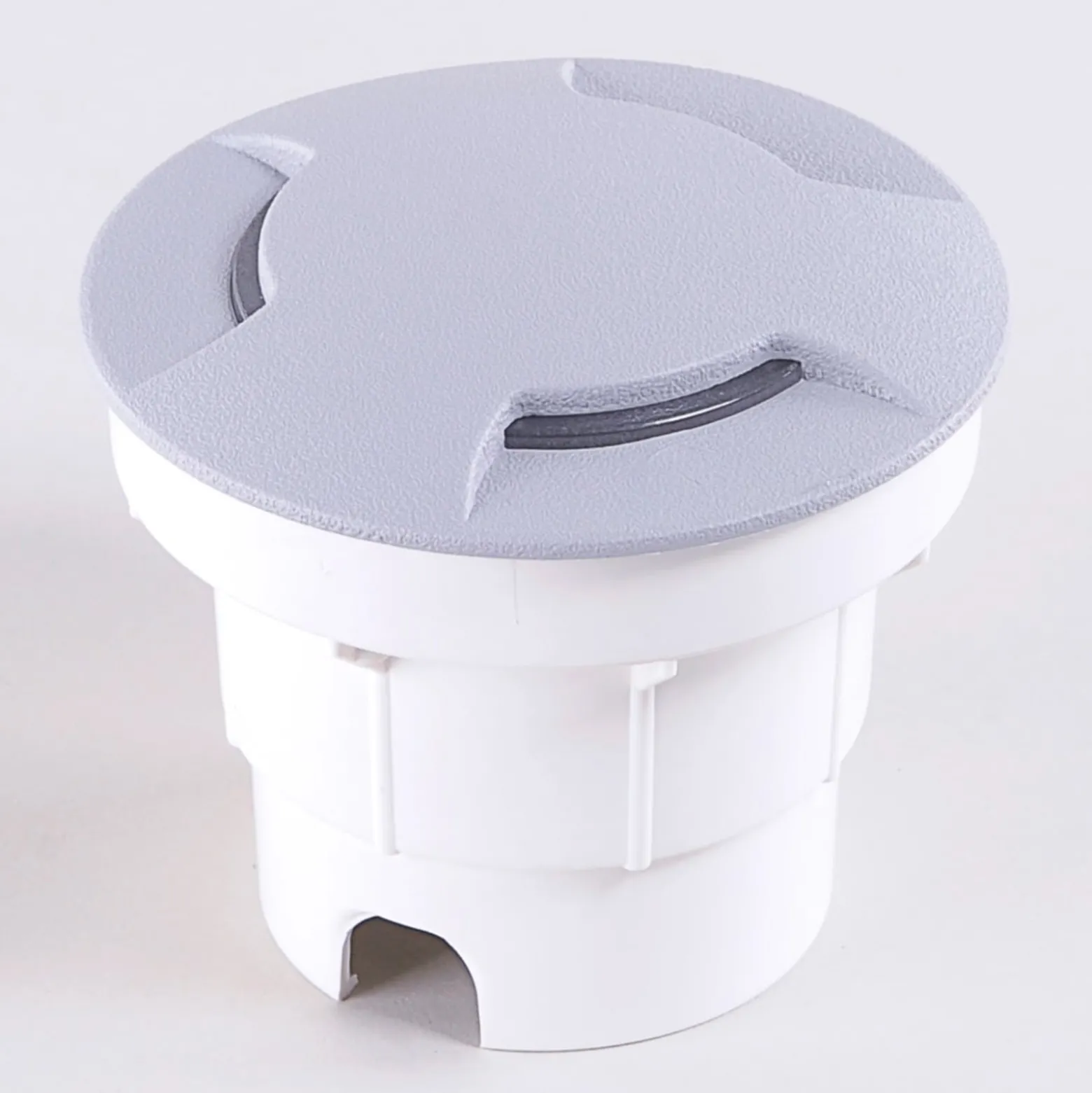 LED-uppovalaisin Ceci 120-3L harmaa CCT
