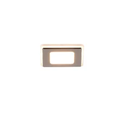 LED-uppovalaisin Nimbus IP44 8,5x8,5 cm 830 kromi