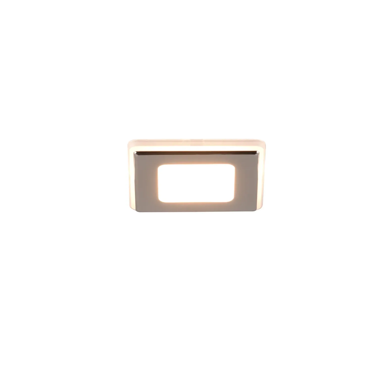 LED-uppovalaisin Nimbus IP44 8,5x8,5 cm 830 kromi