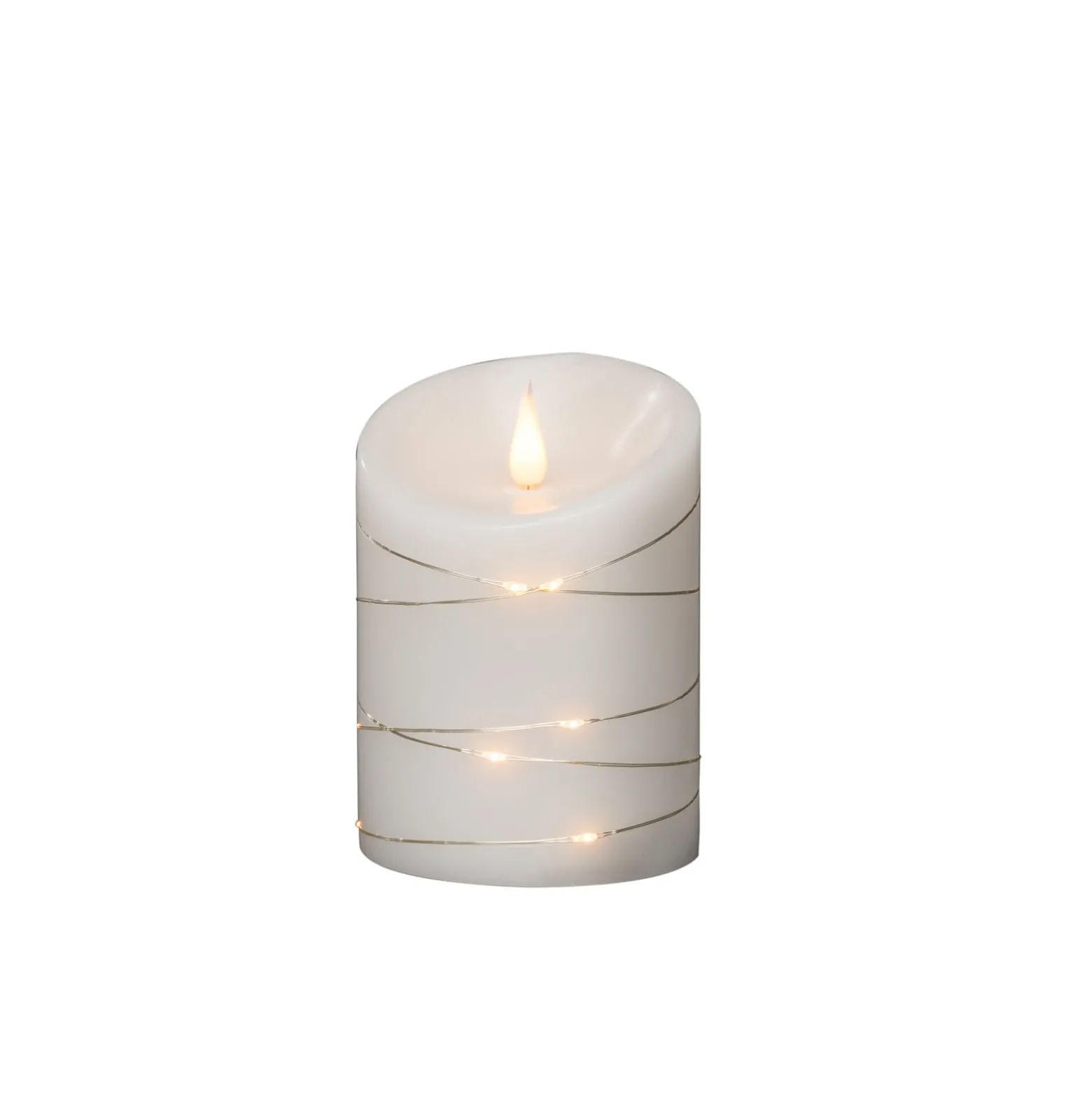 LED vahakynttilä valkoinen Valon väri lämmin valkoinen 14 cm