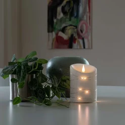 LED vahakynttilä valkoinen Valon väri lämmin valkoinen 14 cm