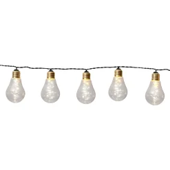 LED-valoketju Glow lasia, kirkas